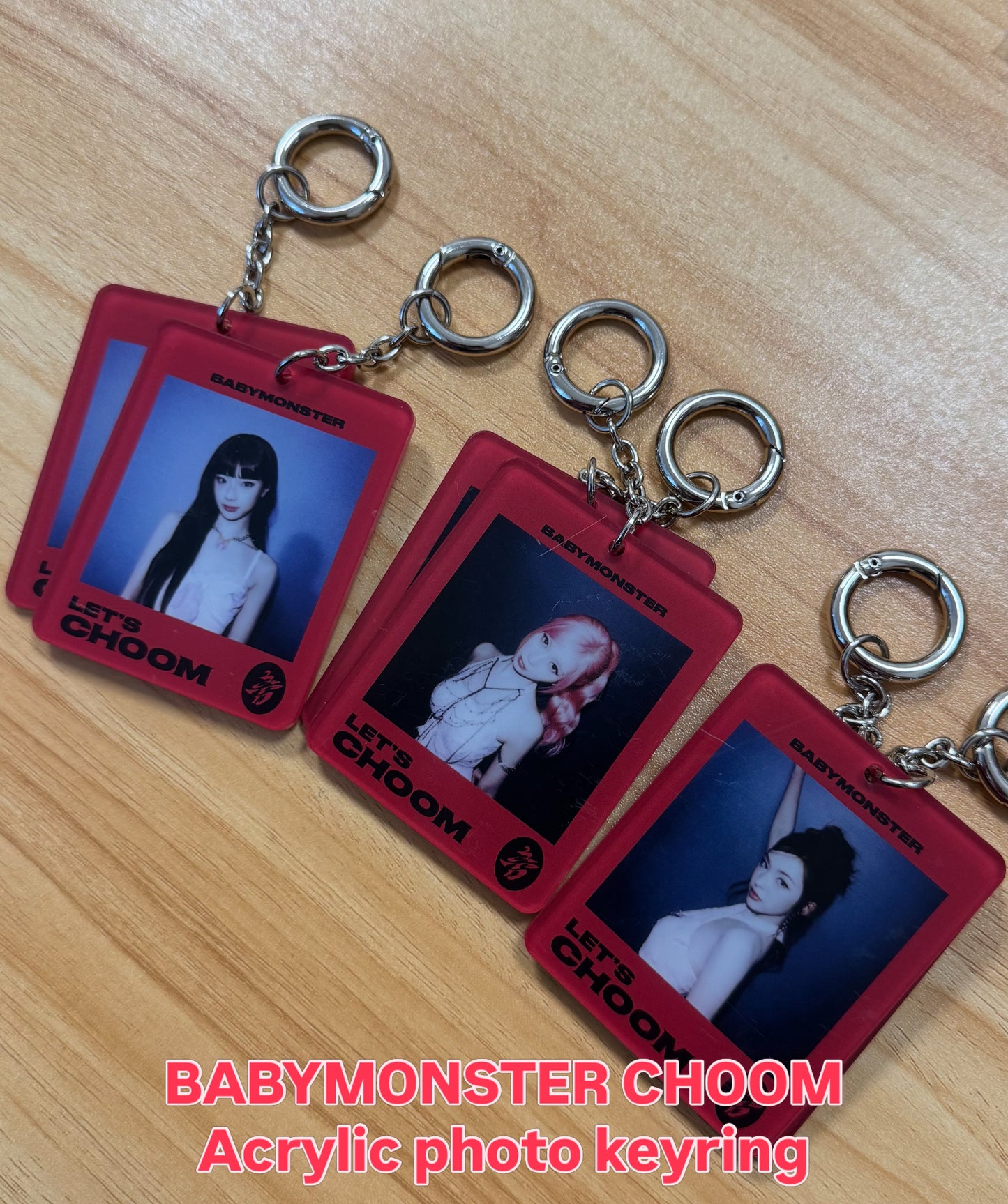 In-stock| BABYMONSTER CHOOM Acrylic Photo Keyring