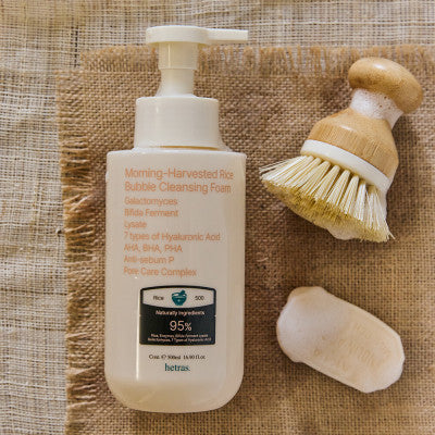 Hetras Morning Rice Bubble Cleansing Foam 500ml