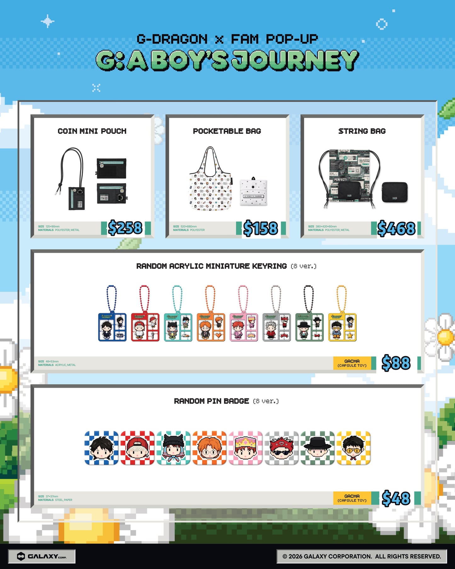 Pre-order| G:A BOYS JOURNEY POP -UP