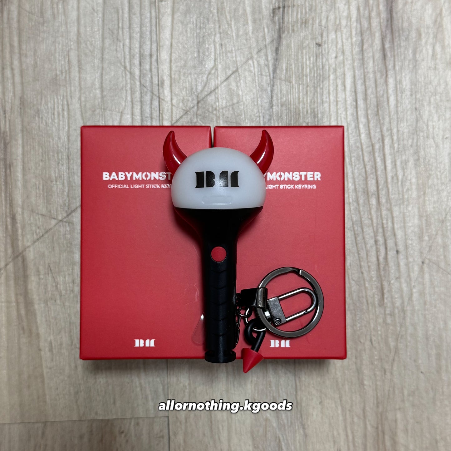 In-stock| Babymonster Official Light Stick Key Ring