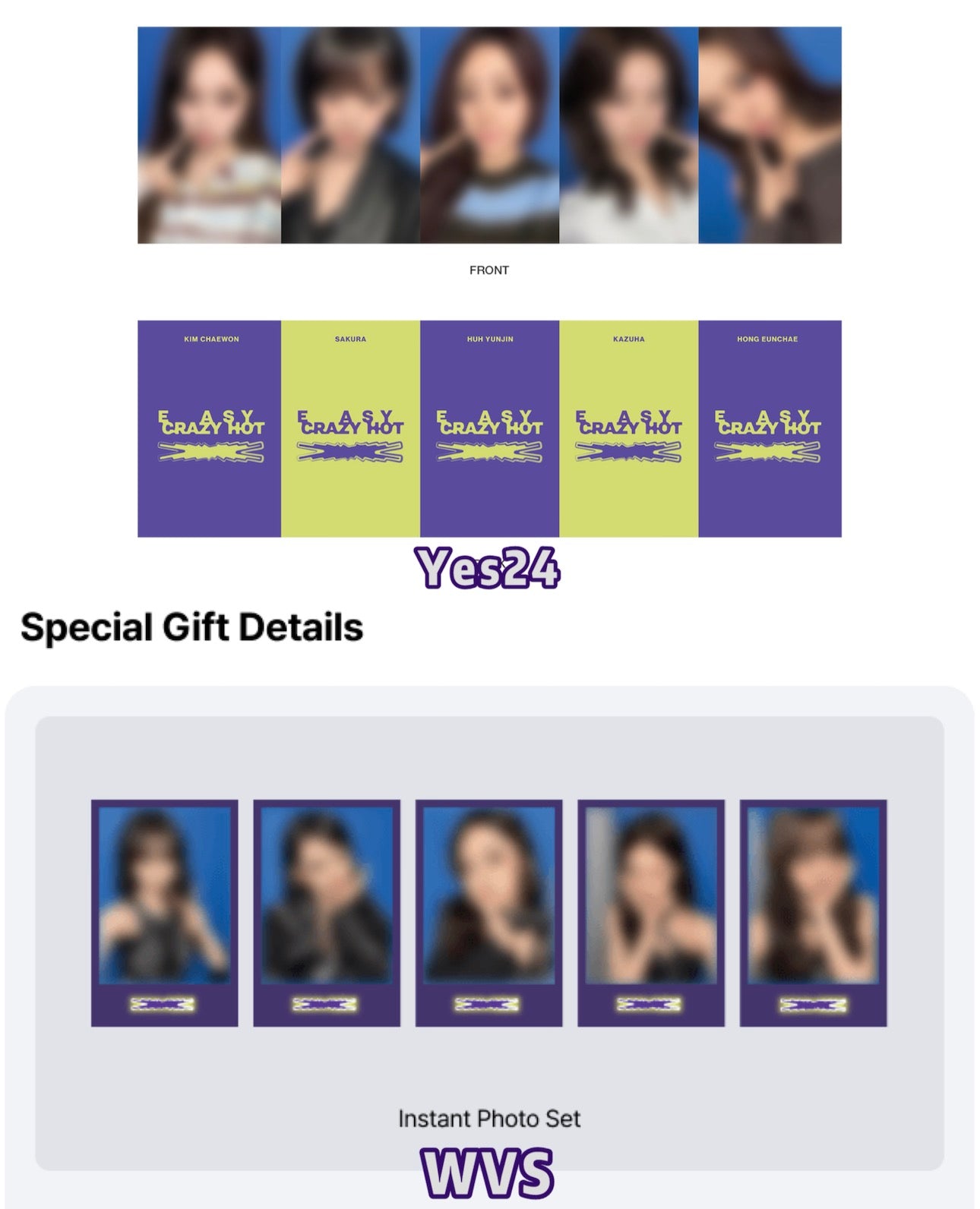 Pre-order| LE SSERAFIM TOUR ‘EASY CRAZY HOT’ ENCORE IN SEOUL DC