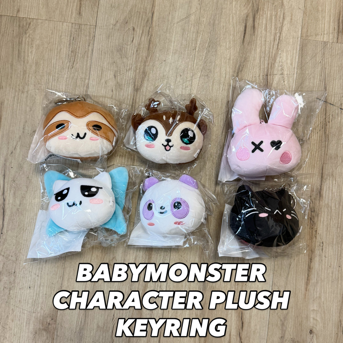In-stock| BABYMONSTER Character Plush Keyring