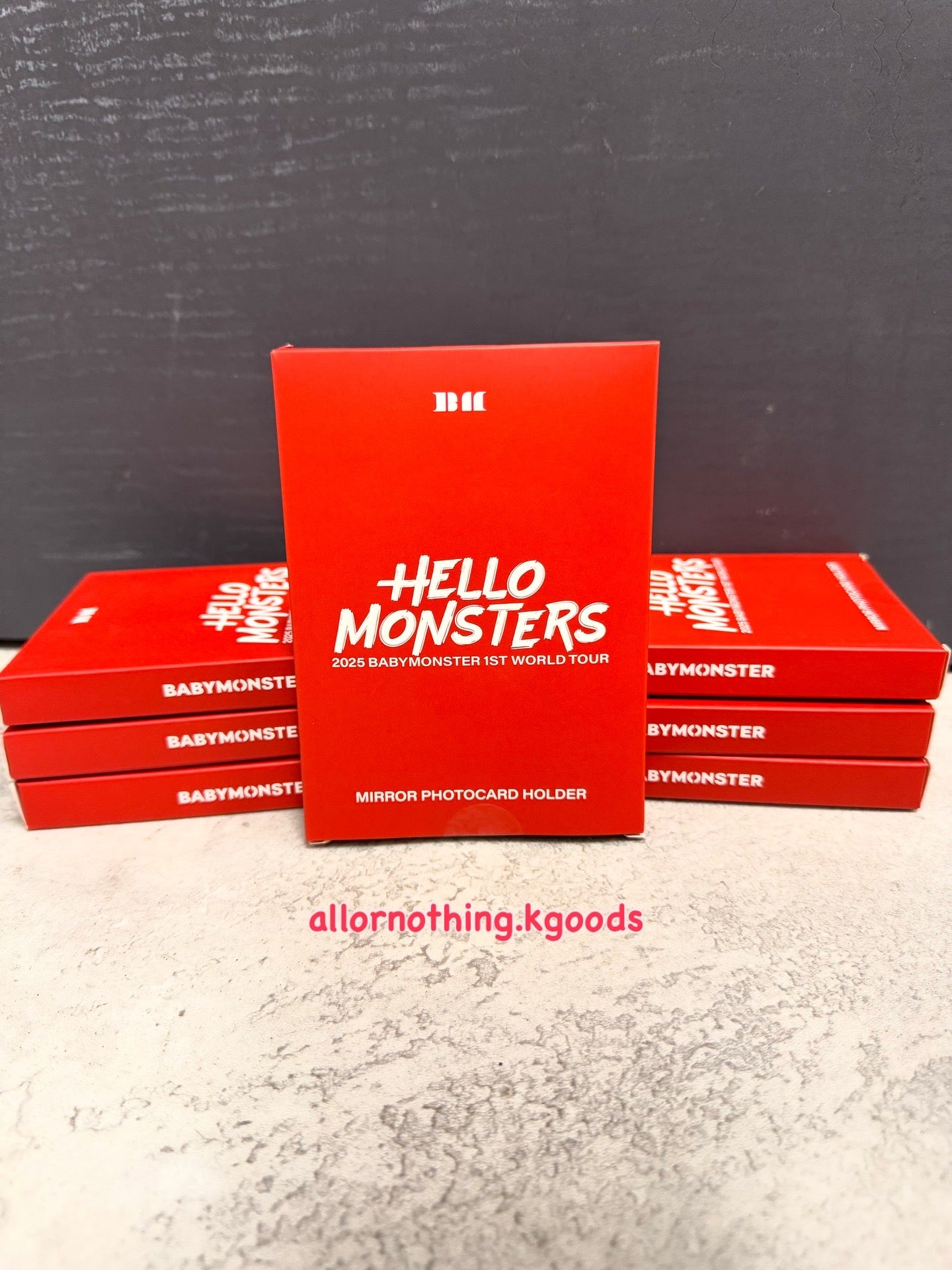 In-stock| BABYMONSTER MIRROR PHOTOCARD HOLDER