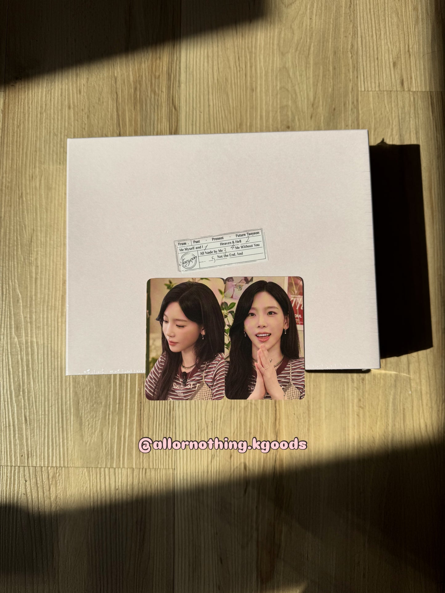 In-stock | TAEYEON: The TENSE Memory Box