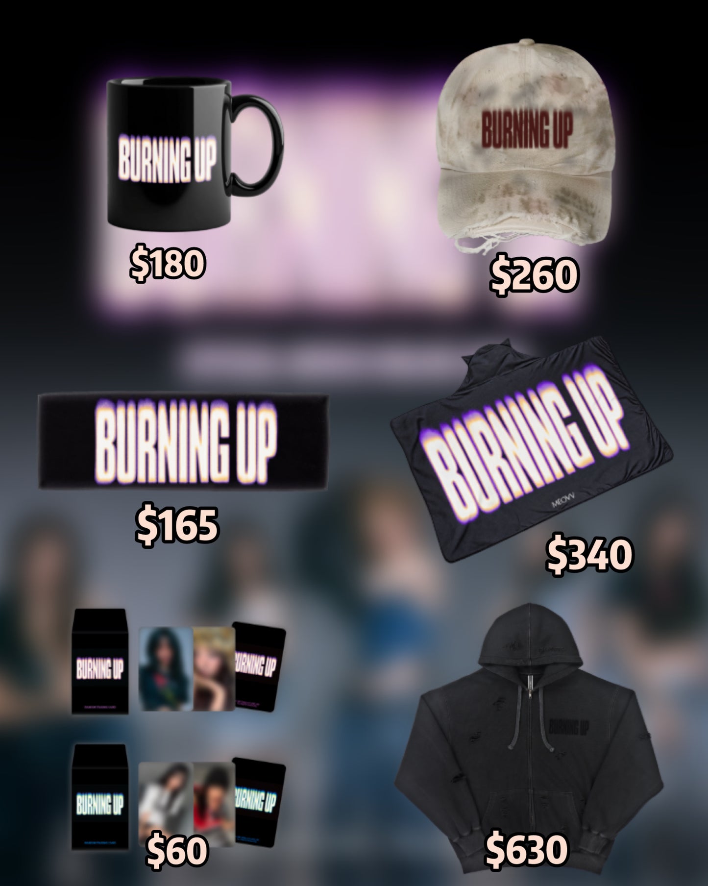 Pre-order| MEOVV BURNING UP OFFICIAL MERCH