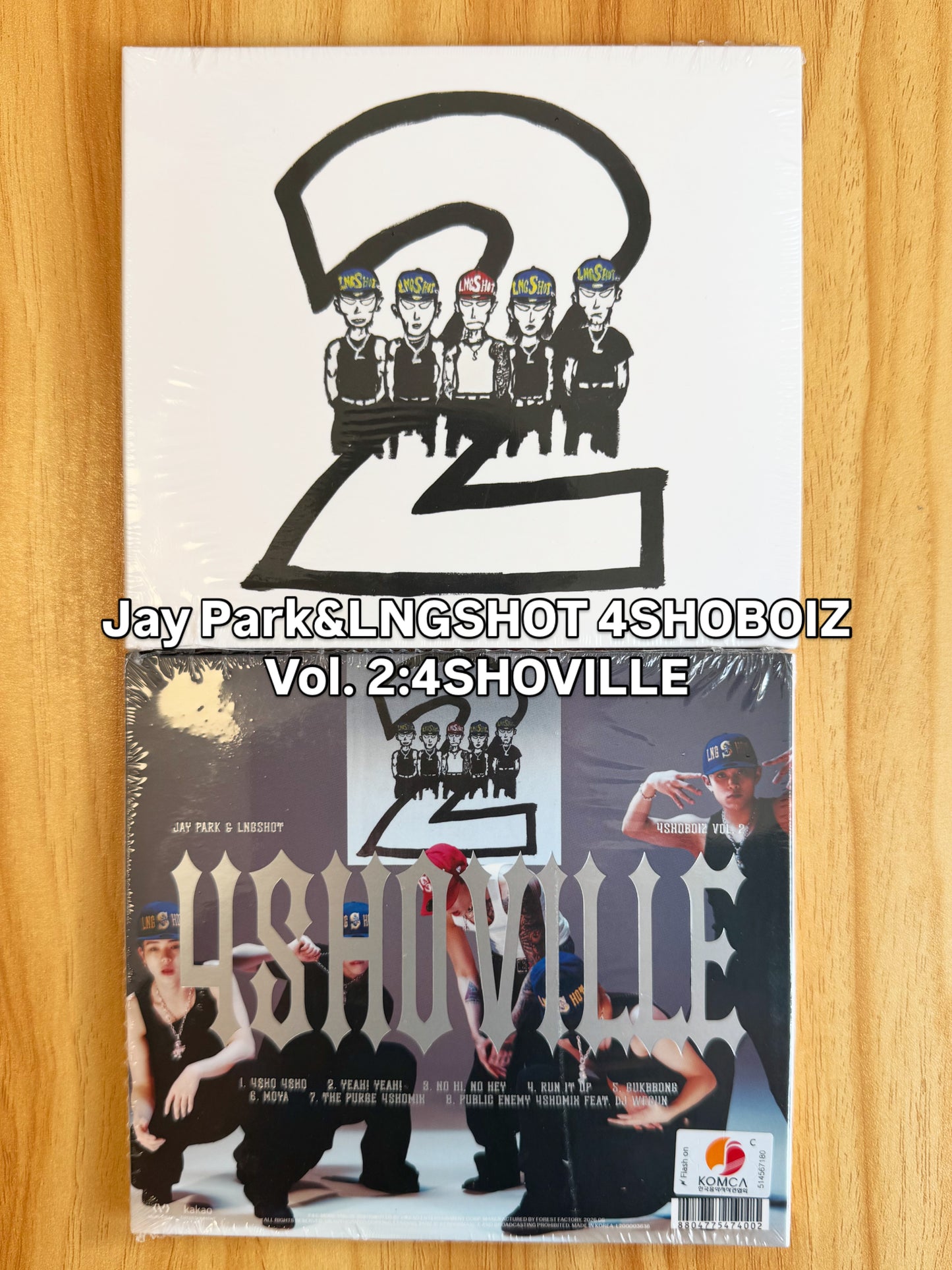 In-stock| Jay Park&LNGSHOT 4SHOBOIZ Vol. 2:4SHOVILLE