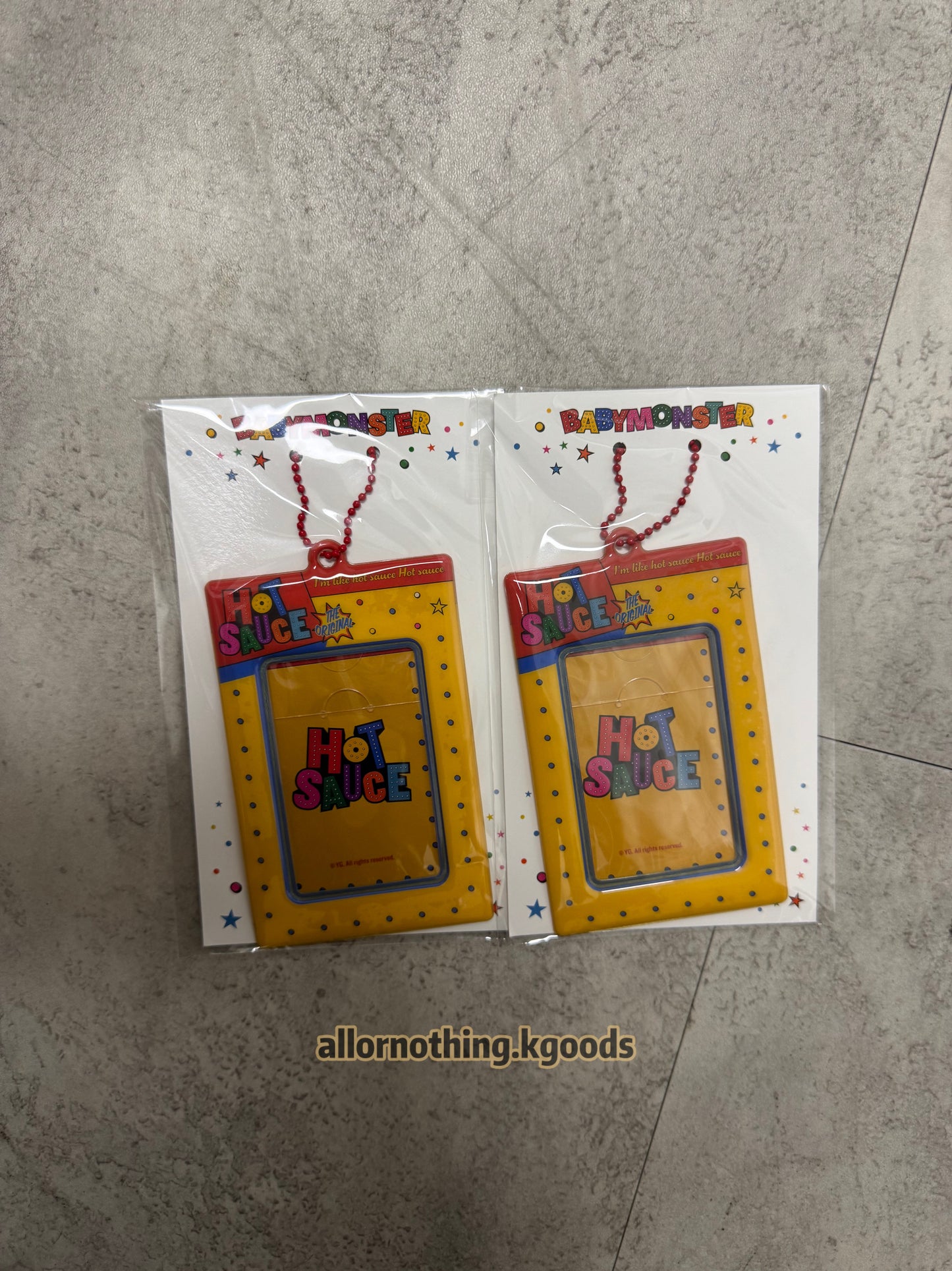 In-stock| BABYMONSTER HOT SAUCE
PVC PHOTOCARD HOLDER