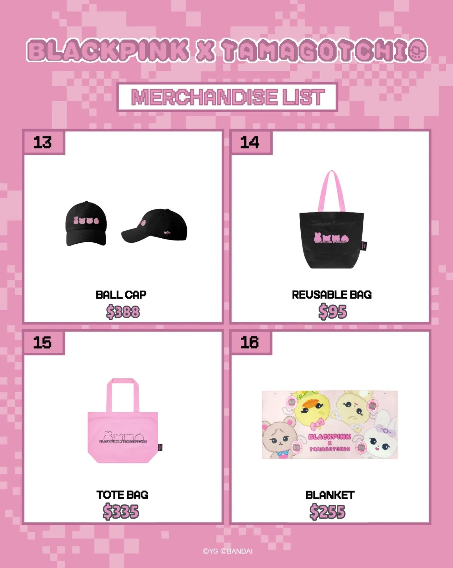 Pre-order| BLACKPINK x TAMAGOTCHI POP UP