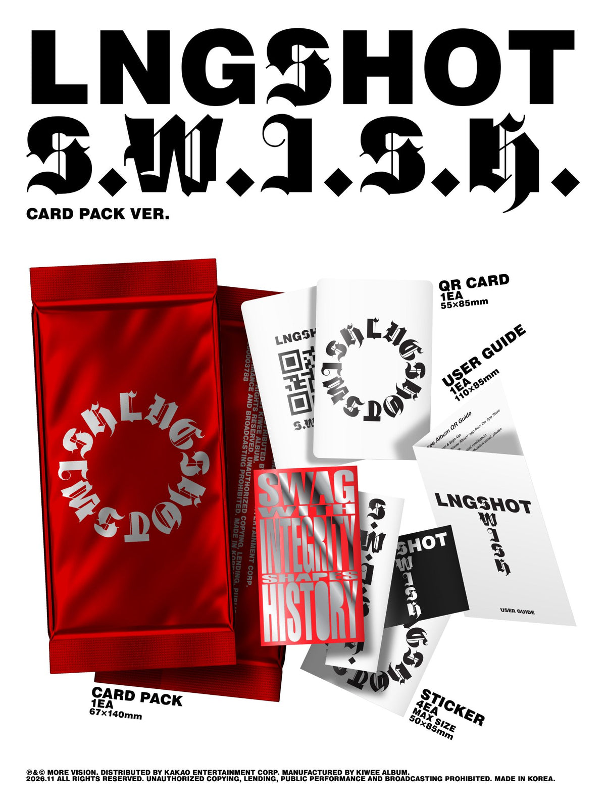 Pre-order| LNGSHOT EP S.W.I.S.H.