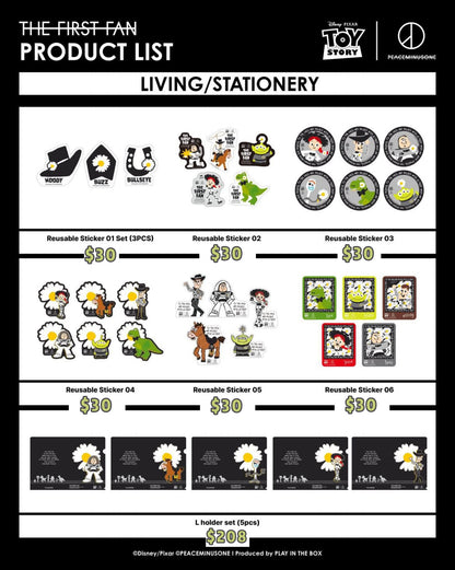 Pre-order| PEACEMINUSONE x Toy Story THE FIRST FAN
