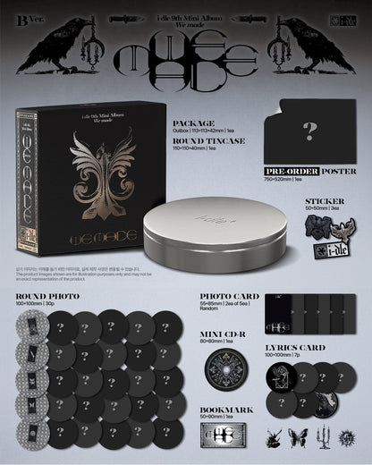 Pre-order| i-dle 9th Mini Album We made