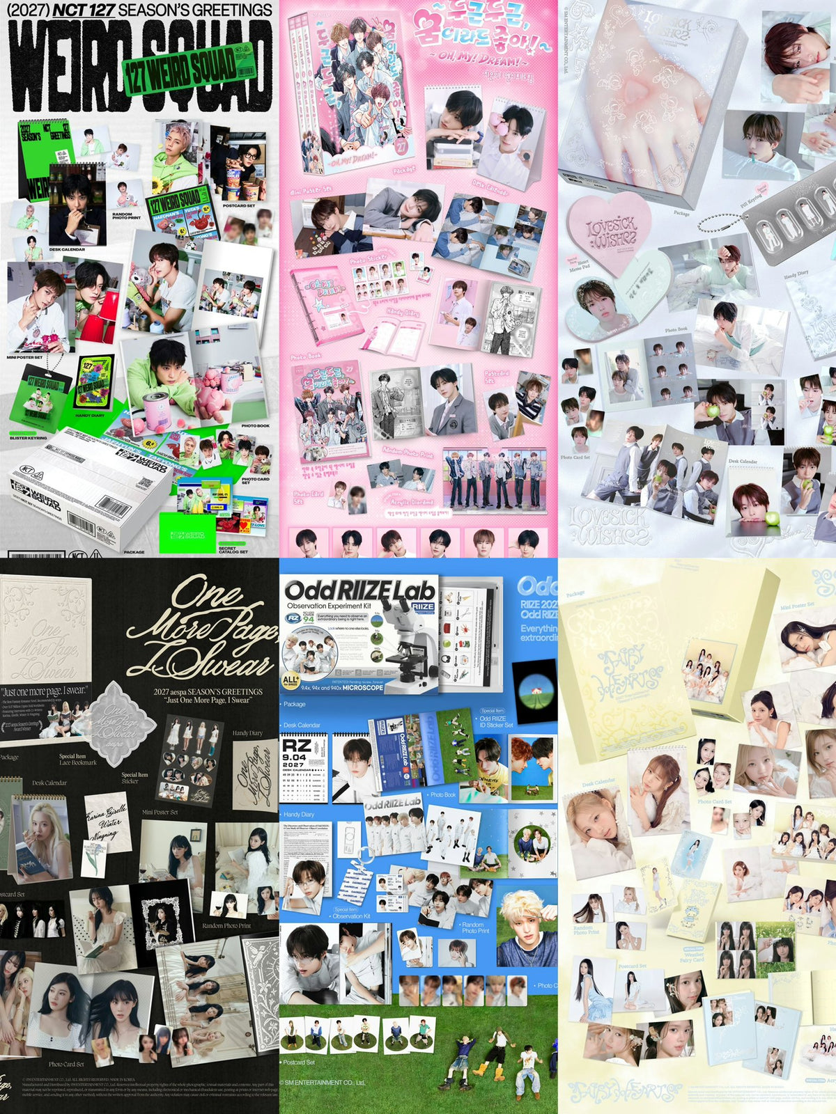 Pre-order| SM Artist 2027 Season’s Greeting