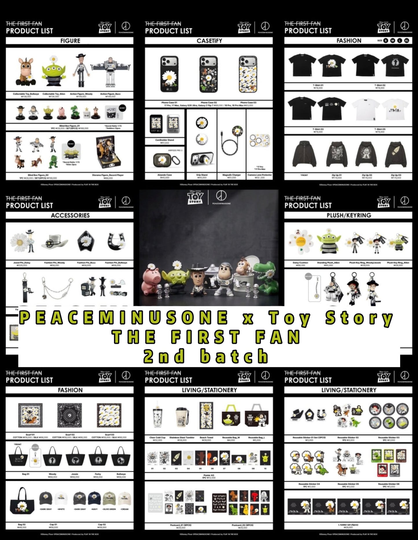 Pre-order| PEACEMINUSONE x Toy Story THE FIRST FAN 2nd batch
