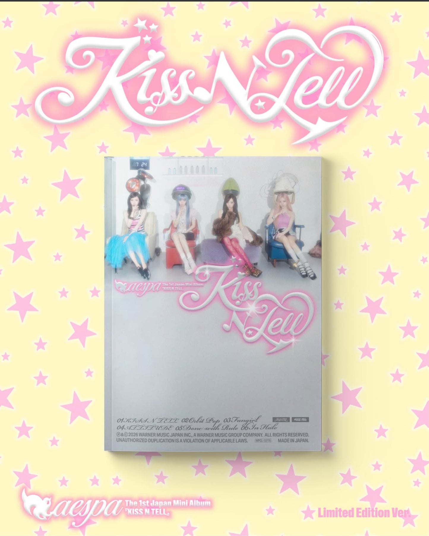 Pre-order| aespa The 1st Japan Mini Album KISS N TELL
