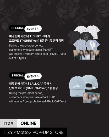 Pre-order| ITZY <Motto> POP-UP STORE OFFICIAL MERCH