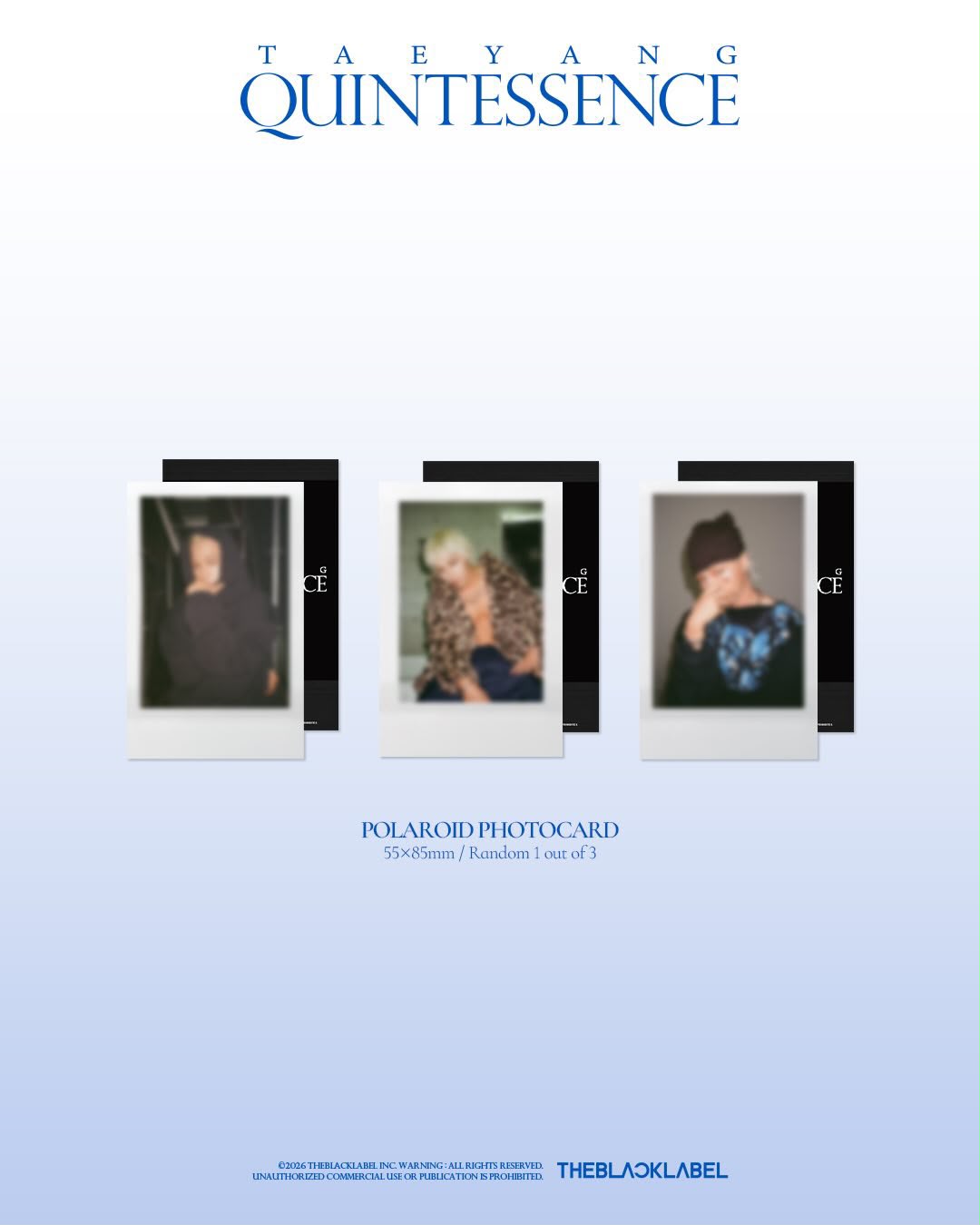Pre-order| TAEYANG QUINTESSENCE (VINYL)