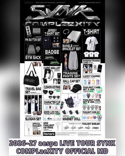 Pre-order| aespa LIVE TOUR SYNK : COMPLAEXITY MD