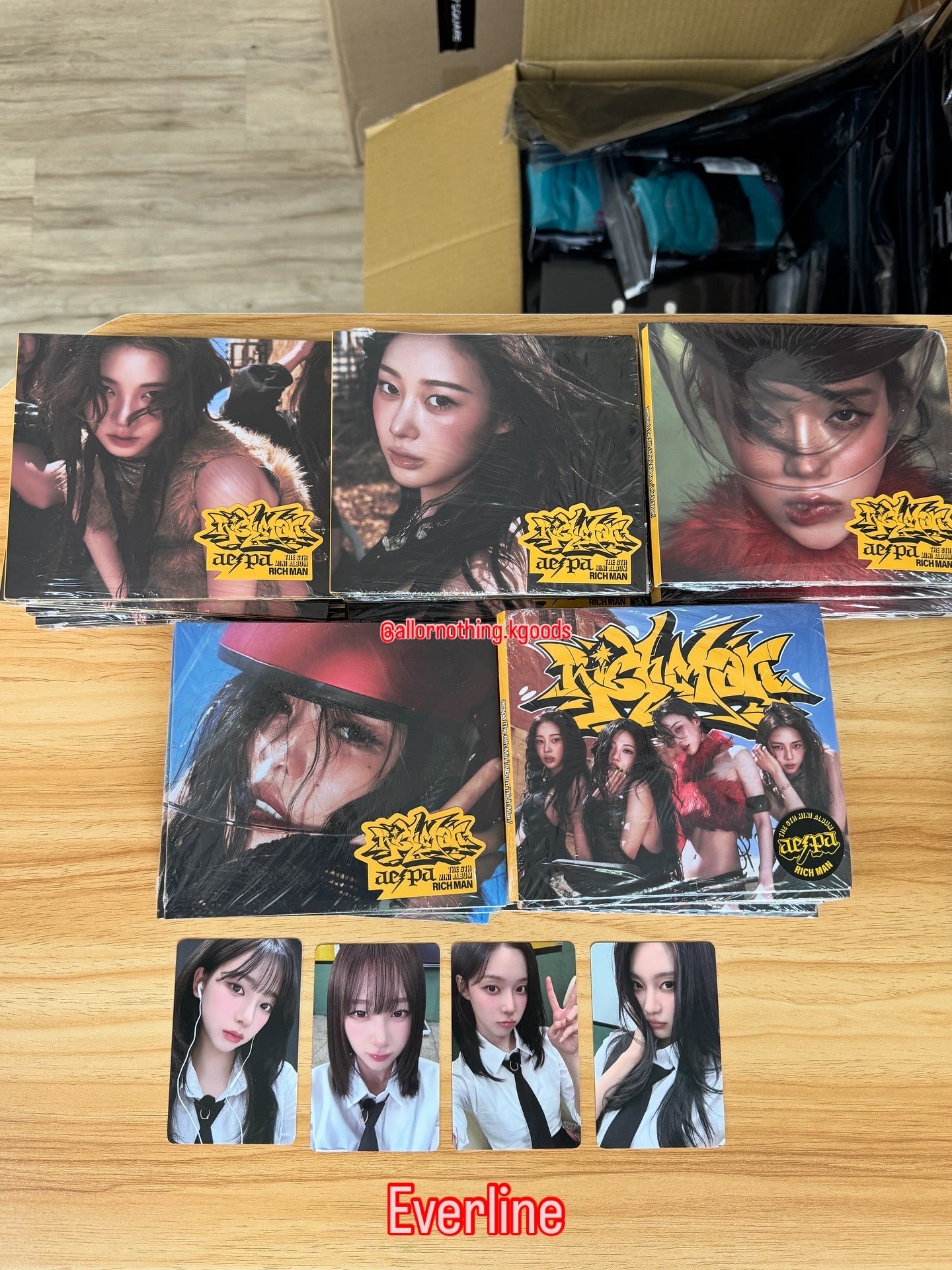 In-stock| [特典]aespa Rich Man album Lucky Draw(需連同專輯購買)