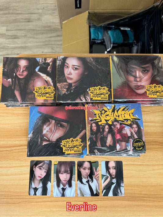 In-stock| [特典]aespa Rich Man album Lucky Draw(需連同專輯購買)