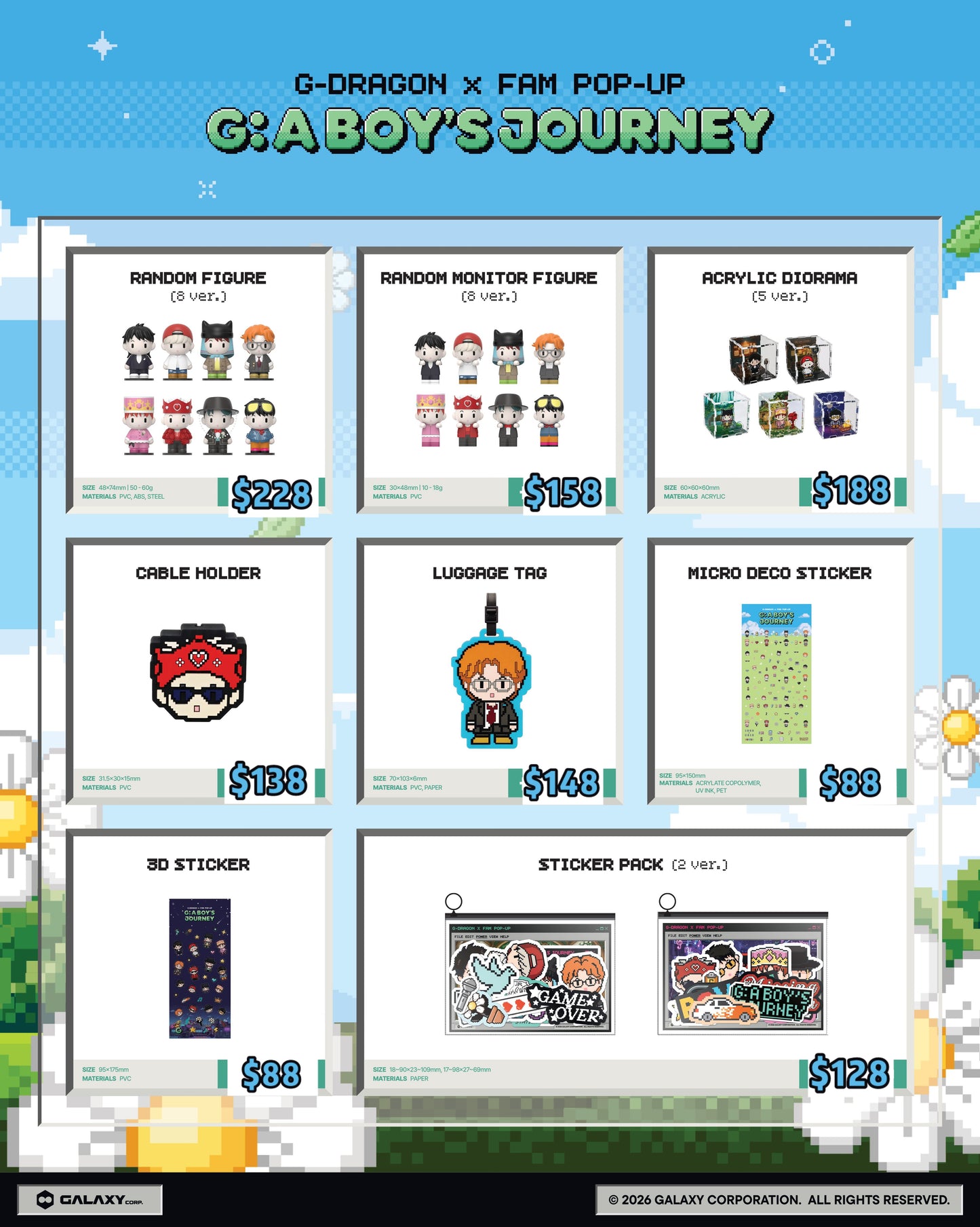 Pre-order| G:A BOYS JOURNEY POP -UP