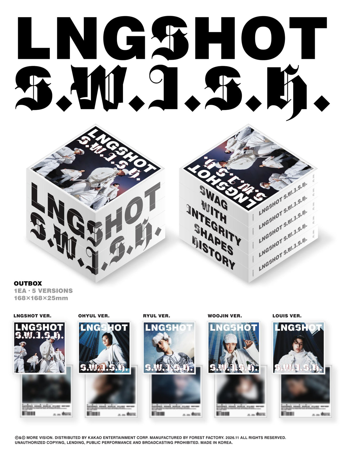 Pre-order| LNGSHOT EP S.W.I.S.H.