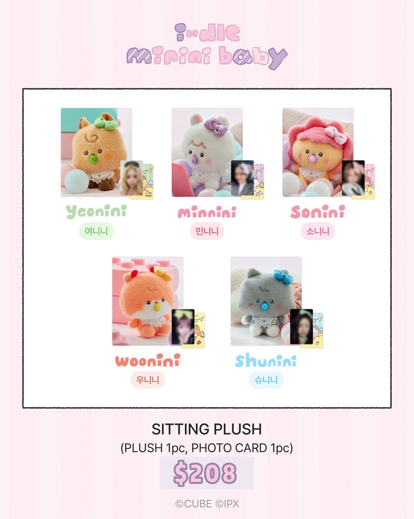 Pre-order| i-dle minini baby POP-UP🎀