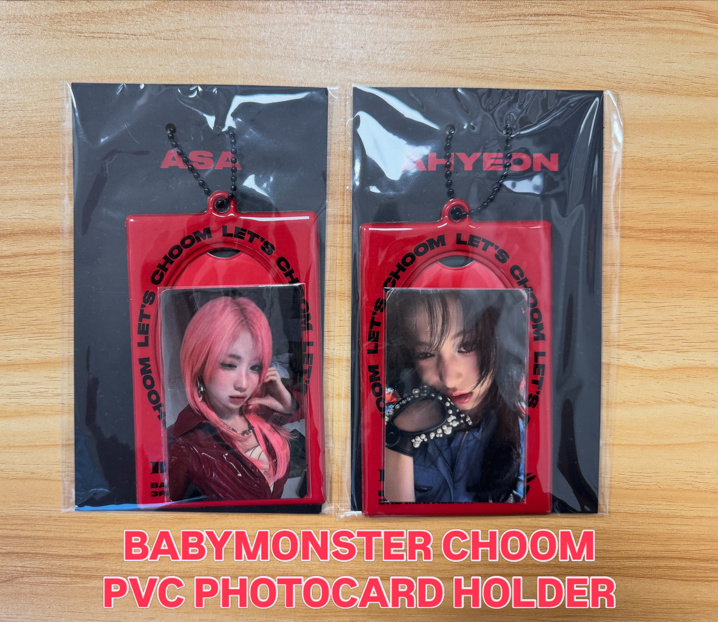 In-stock| BABYMONSTER CHOOM PVC PHOTOCARD HOLDER
