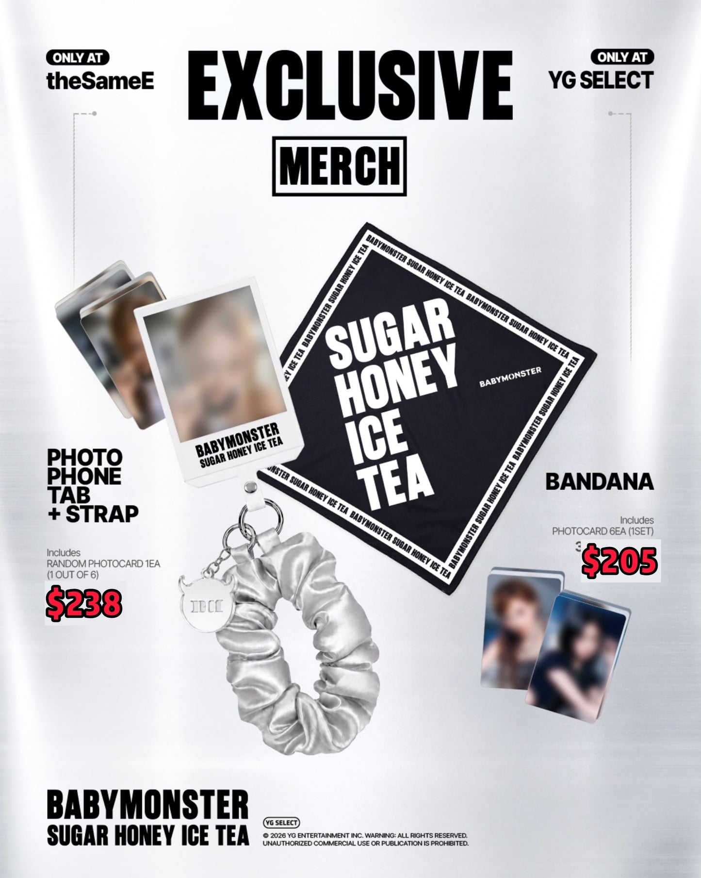Pre-order| BABYMONSTER SUGAR HONEY ICE TEA OFFICIAL MERCH