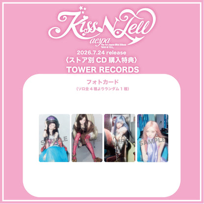 Pre-order| aespa The 1st Japan Mini Album KISS N TELL