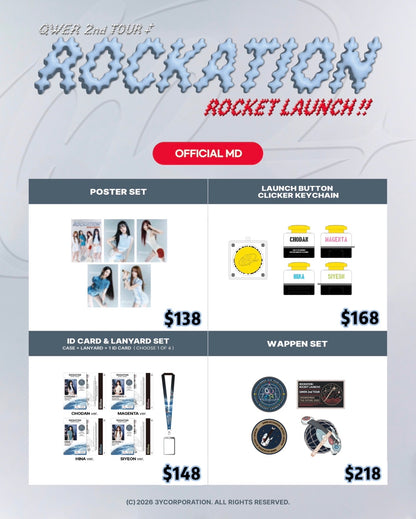 Pre-order| QWER 2nd TOUR IN SEOUL OFFICIAL MD🚀
