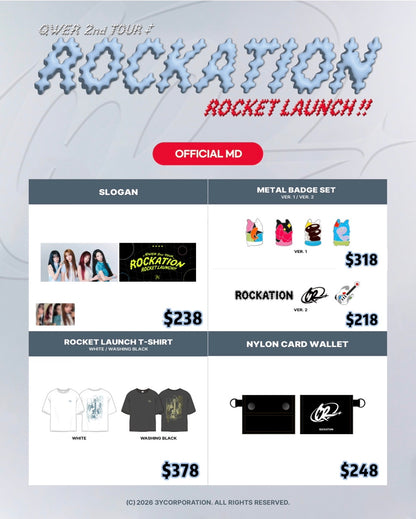 Pre-order| QWER 2nd TOUR IN SEOUL OFFICIAL MD🚀