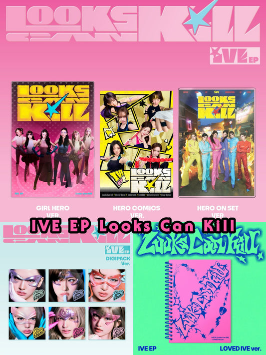 Pre-order| IVE EP <Looks Can Kill> 美版親簽