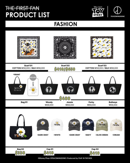 Pre-order| PEACEMINUSONE x Toy Story THE FIRST FAN