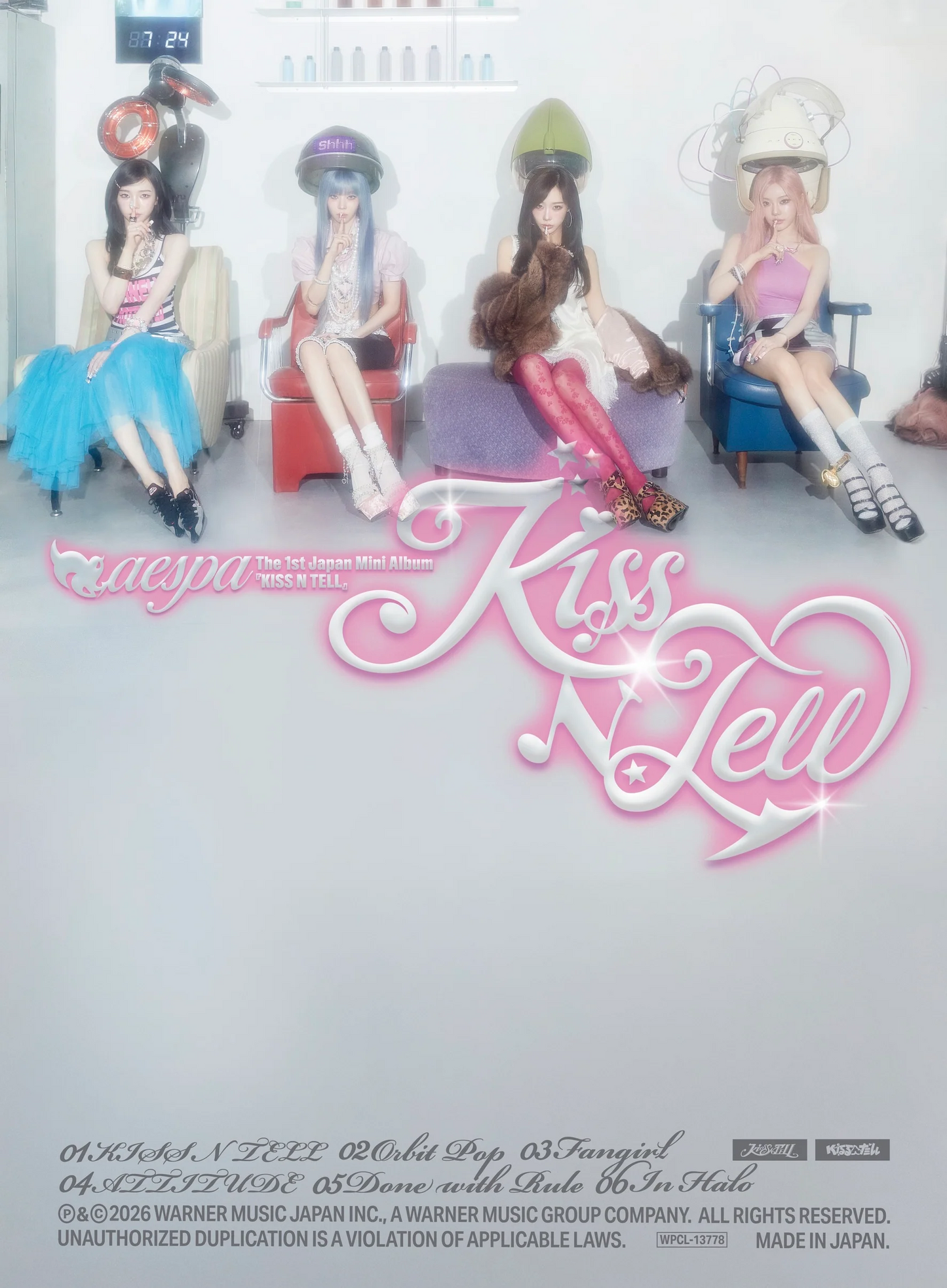 Pre-order| aespa The 1st Japan Mini Album KISS N TELL