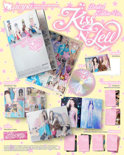 Pre-order| aespa The 1st Japan Mini Album KISS N TELL