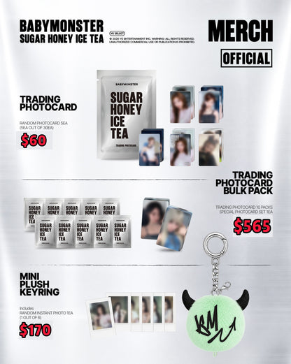 Pre-order| BABYMONSTER SUGAR HONEY ICE TEA OFFICIAL MERCH