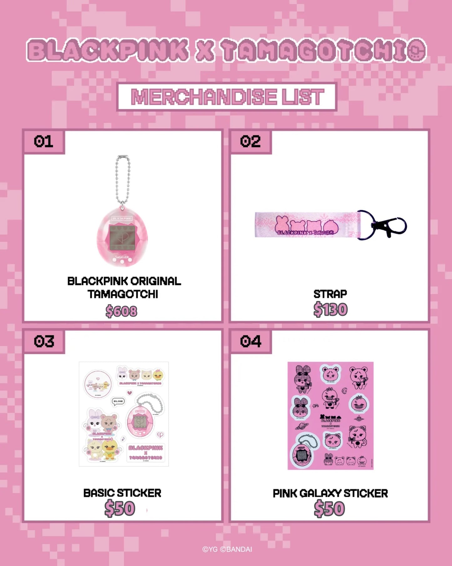 Pre-order| BLACKPINK x TAMAGOTCHI POP UP