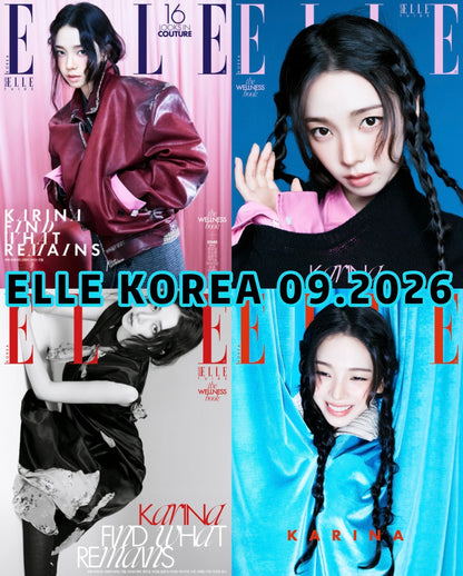 Pre-order| ELLE KOREA 09.2026 Karina