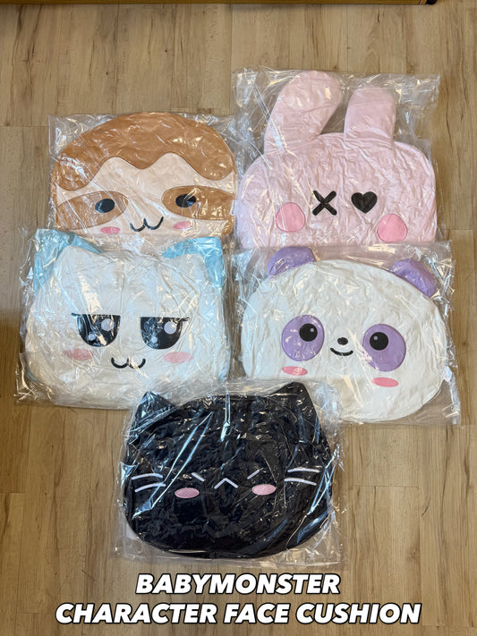 In-stock| BABYMONSTER Character Face Cushion