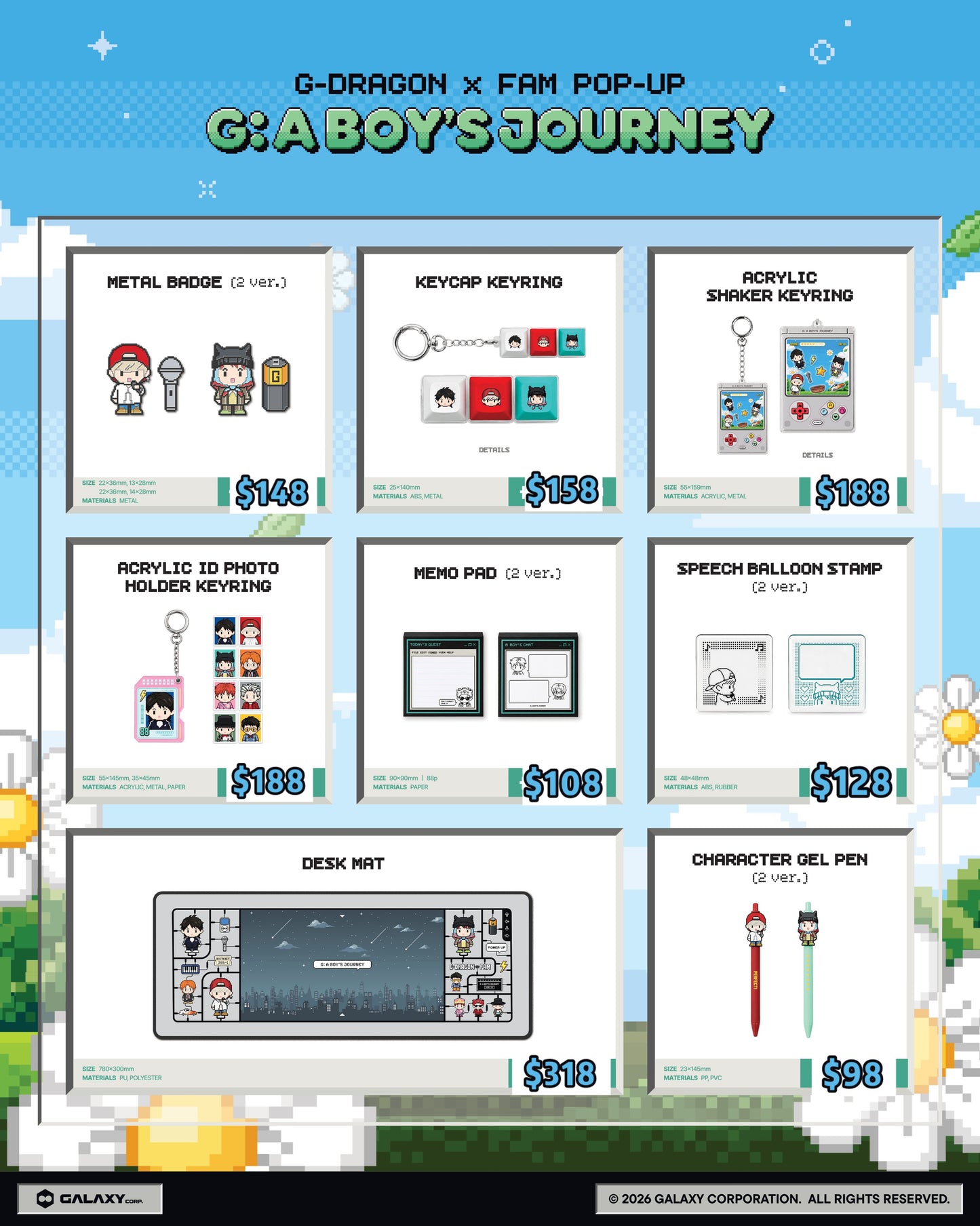 Pre-order| G:A BOYS JOURNEY POP -UP