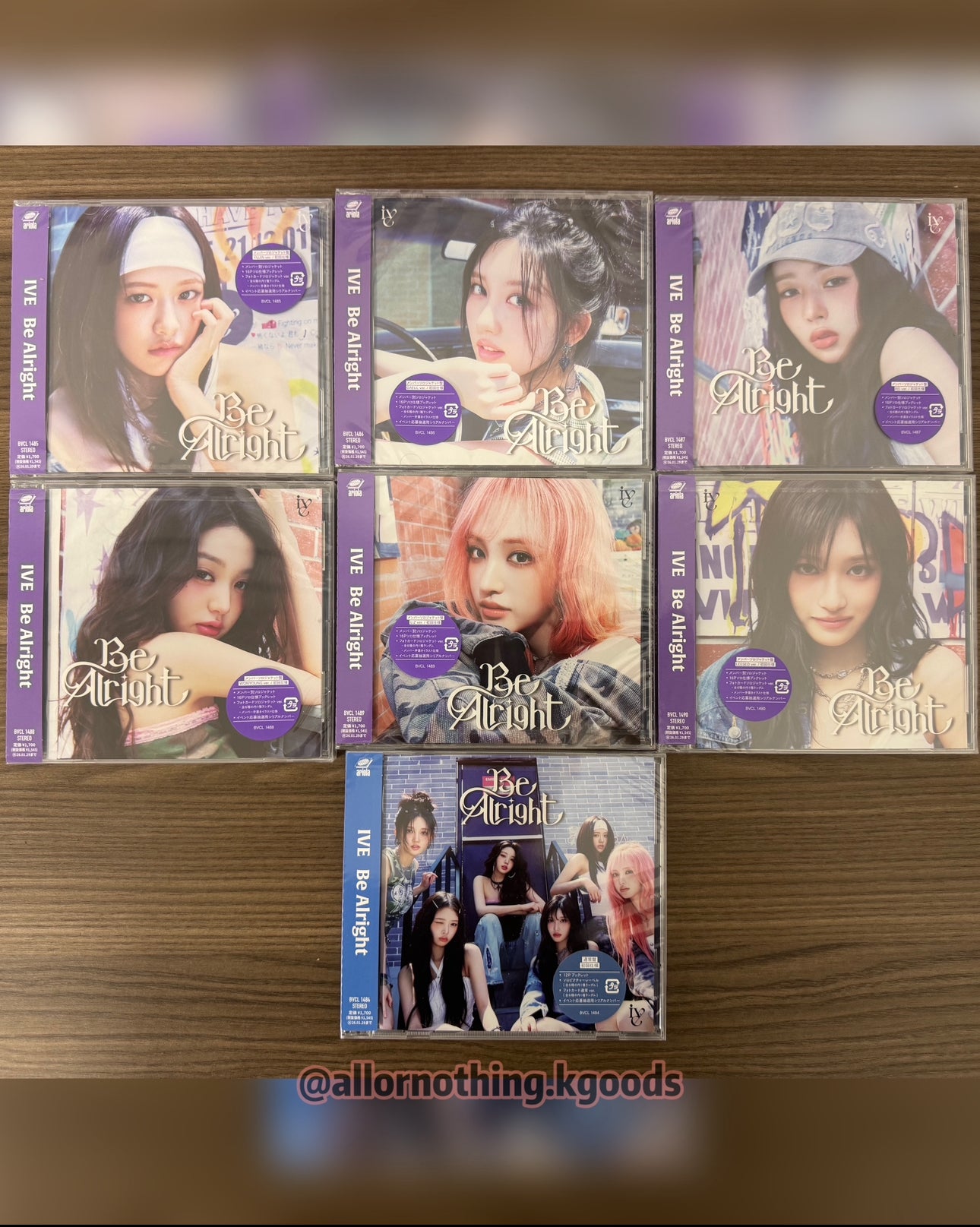 In-stock| IVE Japan 3rd EP Be Alright