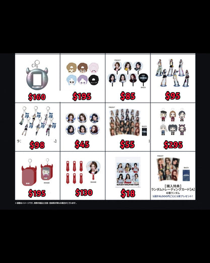 Pre-order| BABYMONSTER WORLD TOUR CHOOM IN JAPAN OFFICIAL GOODS