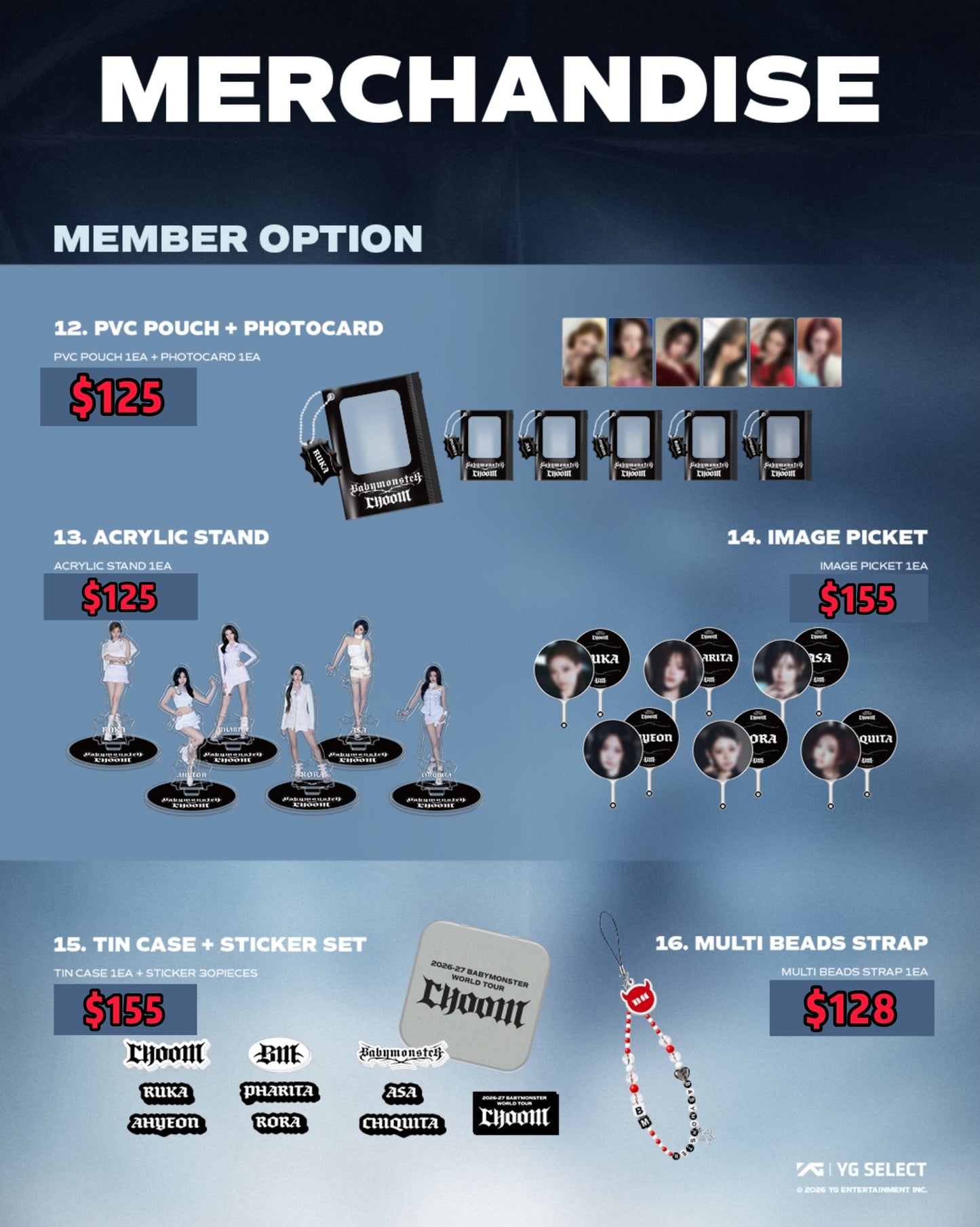 Pre-order| BABYMONSTER WORLD TOUR [춤 (CHOOM)] IN SEOUL OFFICIAL MD