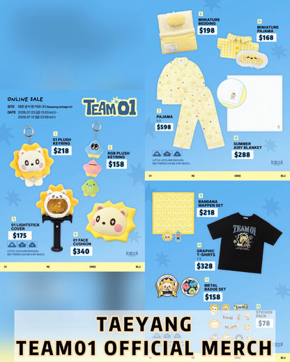 Pre-order| TAEYANG TEAM01 OFFICIAL MERCH