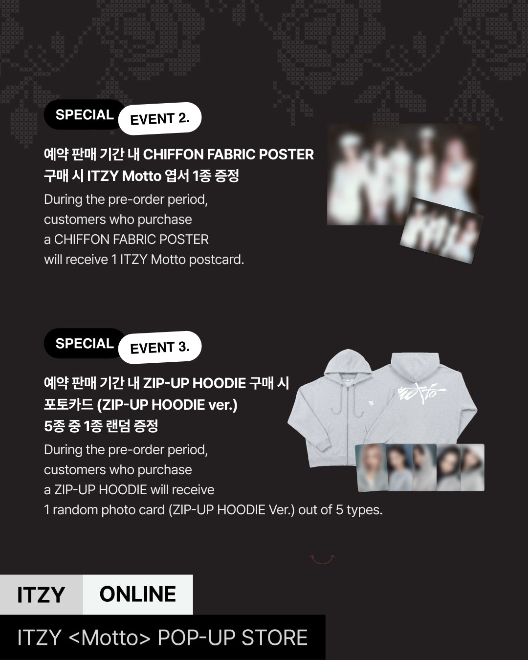 Pre-order| ITZY <Motto> POP-UP STORE OFFICIAL MERCH