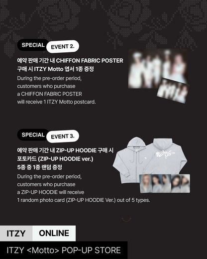 Pre-order| ITZY <Motto> POP-UP STORE OFFICIAL MERCH
