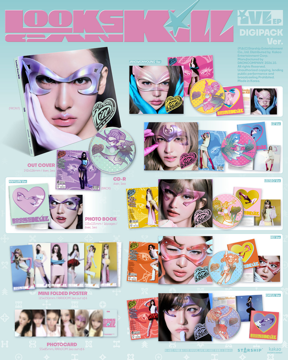 Pre-order|IVE EP <Looks Can Kill>