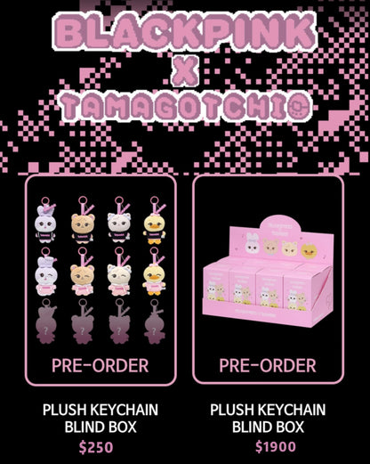 Pre-order| BLACKPINK x TAMAGOTCHI Plush Keychain Blind Box