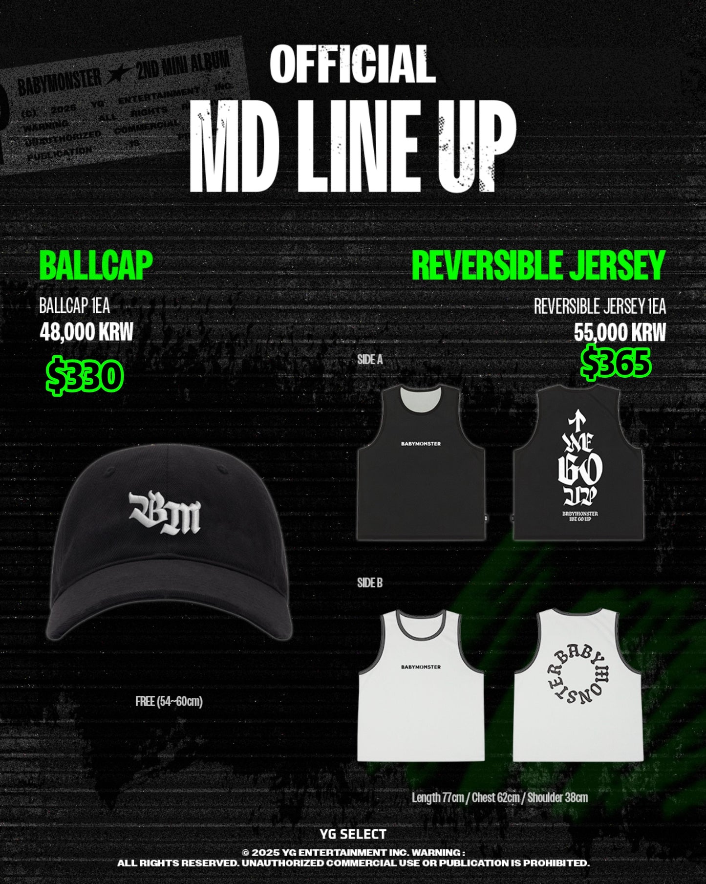 Pre-order| BABYMONSTER 2nd MINI ALBUM [WE GO UP] OFFICIAL MD