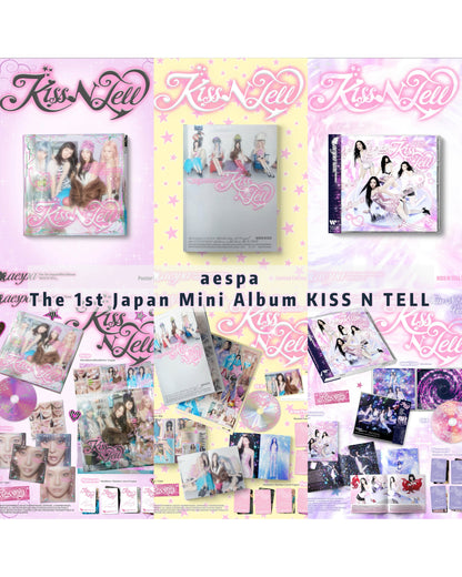 Pre-order| aespa The 1st Japan Mini Album KISS N TELL